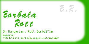 borbala rott business card
